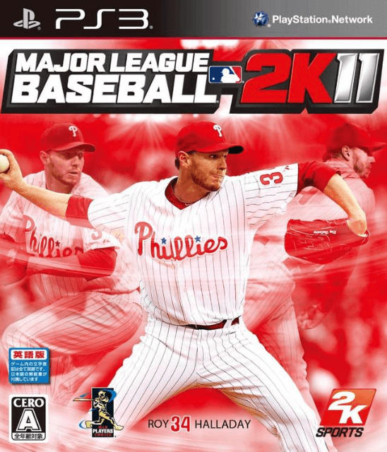Major League Baseball 2K11 box art for Playstation 3